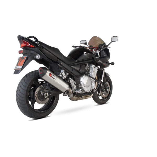 Scorpion Exhaust Suzuki GSF1250 Bandit 2007 - 2015 Serket Parallel Slip-on Brushed Stainless Steel Sleeve